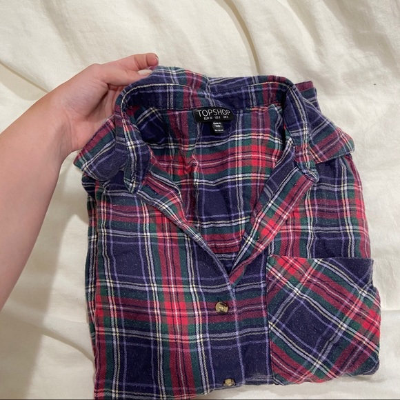 topshop women’s flannel - Picture 1 of 1